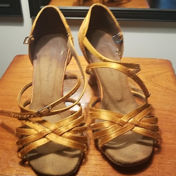 Dance suede bottom dance salsa shoes - Picture 1 of 5